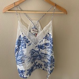 Zadig & Voltaire Chris Silk Printed Camisole